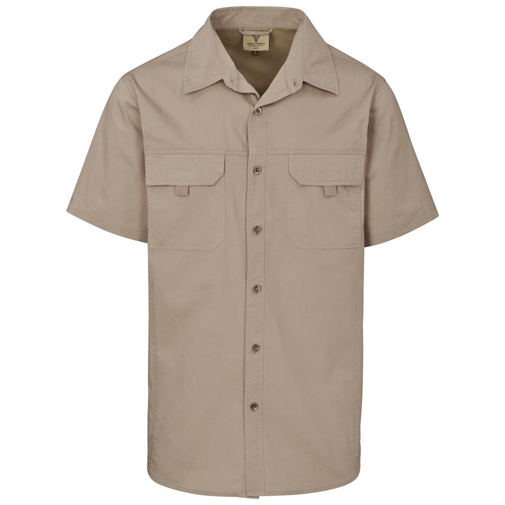 Mens Short Sleeve Mawenzi Twill Shirt - Image 9