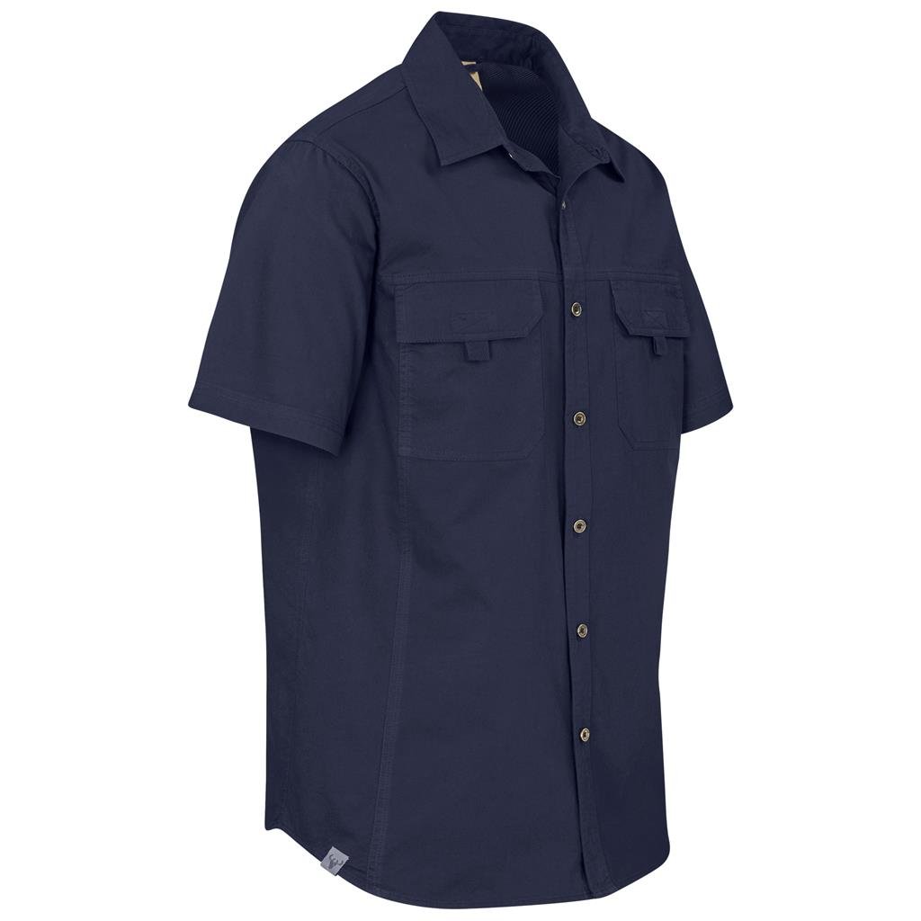 Mens Short Sleeve Mawenzi Twill Shirt - Image 14