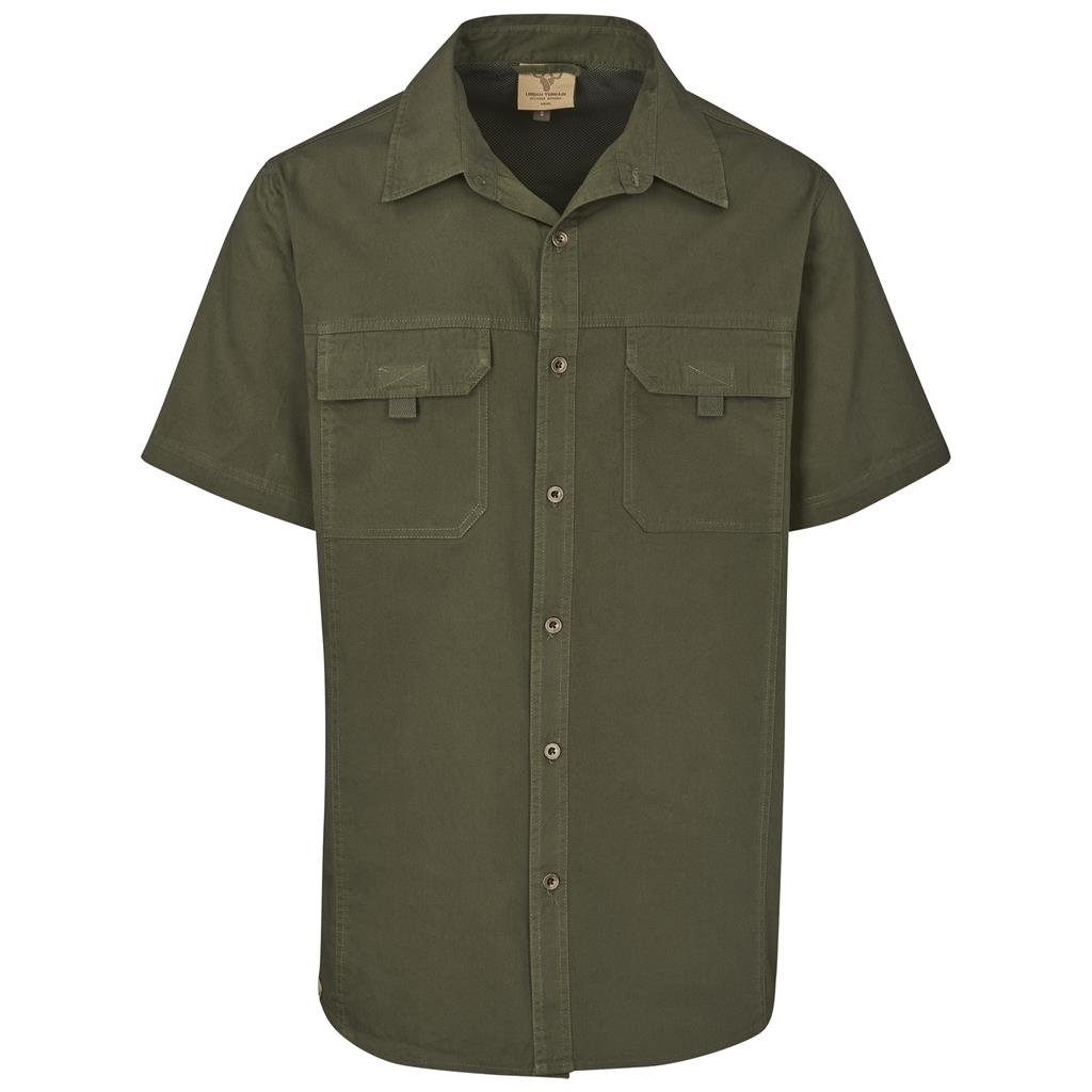 Mens Short Sleeve Mawenzi Twill Shirt - Image 15