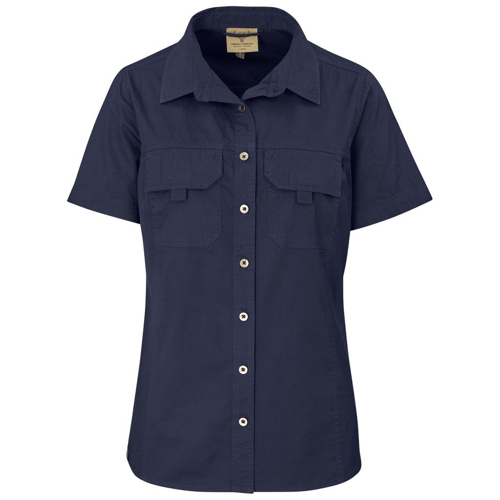 Ladies Short Sleeve Mawenzi Twill Shirt - Image 12