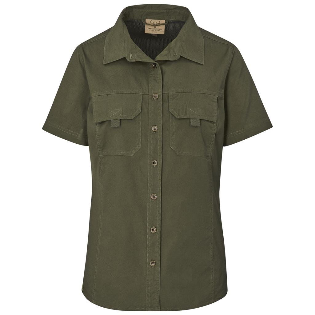 Ladies Short Sleeve Mawenzi Twill Shirt - Image 15