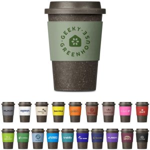 Kooshty Brown Bean Plastic Double-Wall Tumbler – 400ml