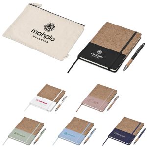 Okiyo Denki Cork Notebook & Pen Set