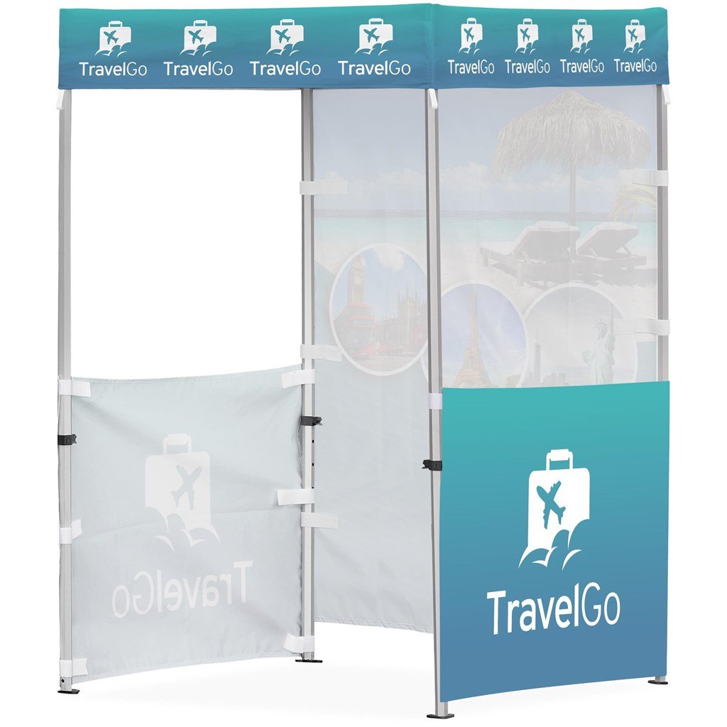 Ovation Sublimated Gazebo 1.5m X 1.5m - 2 Half-Wall Skins - 1 Full-Wall Skin - Image 6