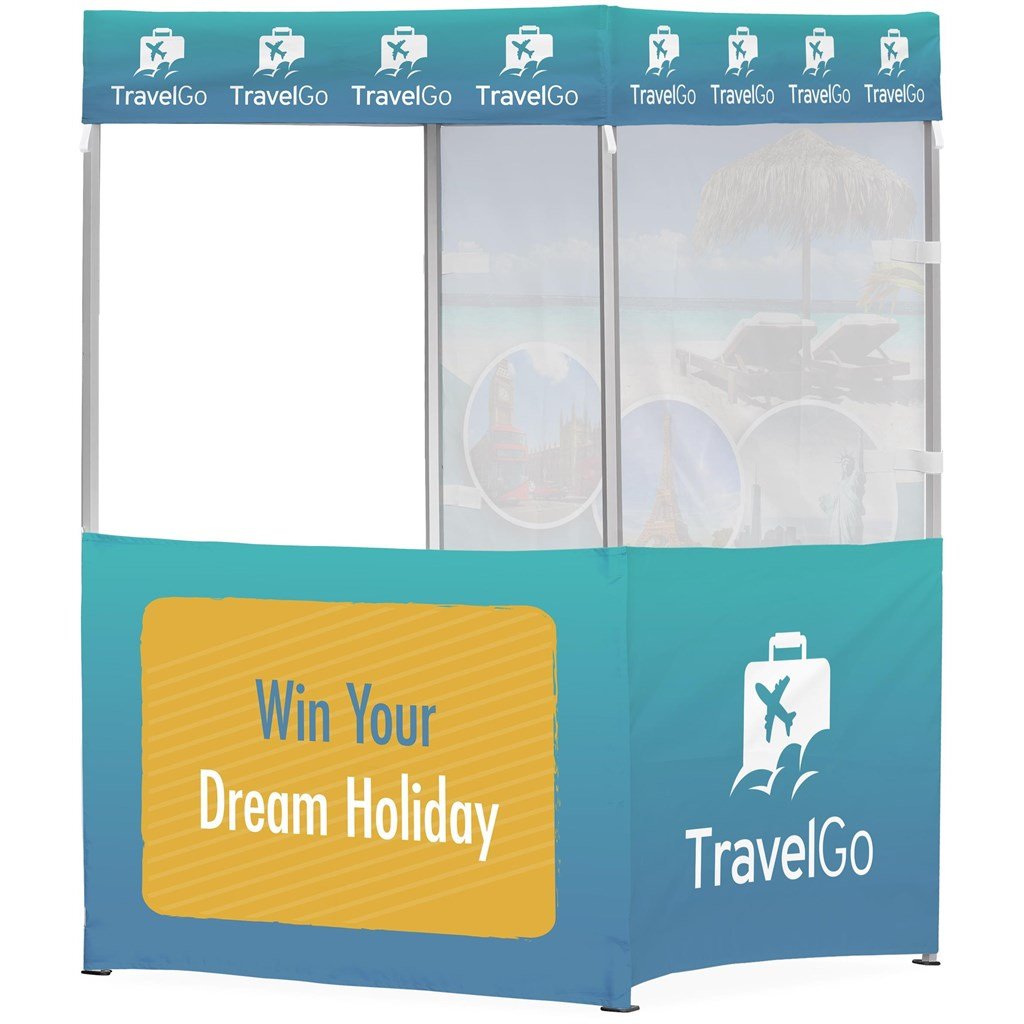 Ovation Sublimated Gazebo 1.5m X 1.5m - 2 Half-Wall Skins - 1 Full-Wall Skin - Image 9