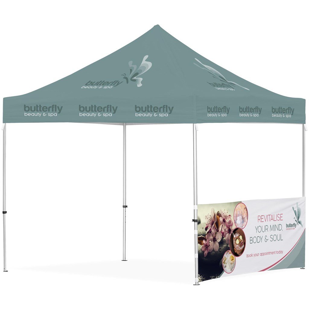 Ovation Sublimated Gazebo 3m X 3m - 1 Half-Wall Skin - Image 4