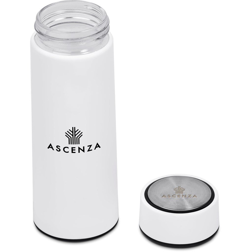Altitude Tiesto Glass & Plastic Double-Wall Water Bottle - 400ml - Image 4