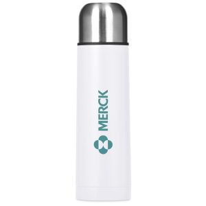 Altitude Alpaca Stainless Steel Vacuum Flask – 500ml - Solid White