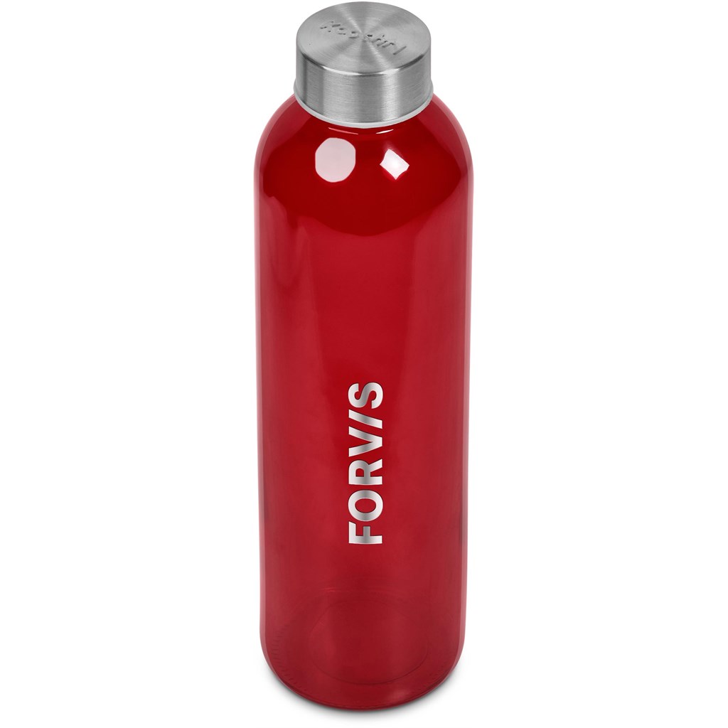 Kooshty Pura Plus Glass Water Bottle – 750ml - Red