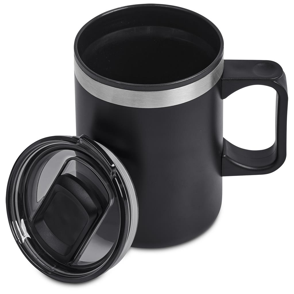 Kooshty Angelo Stainless Steel & Plastic Double-Wall Mug – 360ml - Image 11