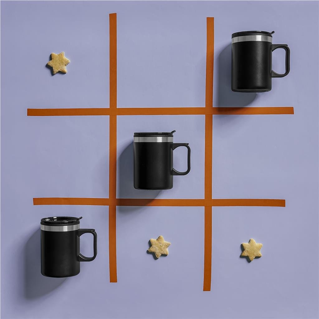 Kooshty Angelo Stainless Steel & Plastic Double-Wall Mug – 360ml - Image 14