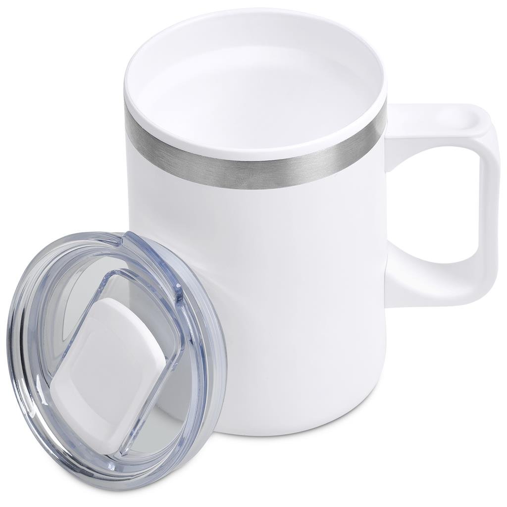 Kooshty Angelo Stainless Steel & Plastic Double-Wall Mug – 360ml - Image 19