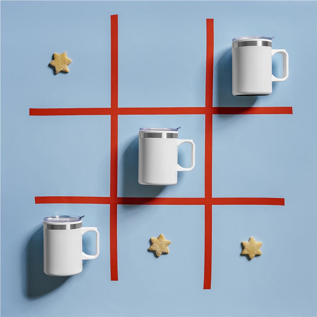 Kooshty Angelo Stainless Steel & Plastic Double-Wall Mug – 360ml - Image 17