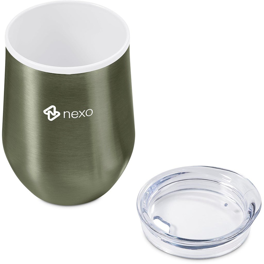 Serendipio Vogue Madison Stainless Steel & Plastic Double-Wall Tumbler - 350ml - Image 25