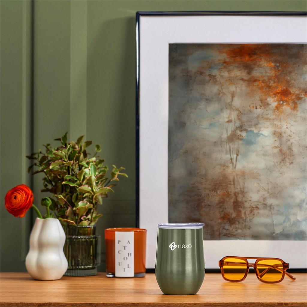 Serendipio Vogue Madison Stainless Steel & Plastic Double-Wall Tumbler - 350ml - Image 3