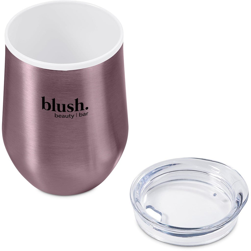 Serendipio Vogue Madison Stainless Steel & Plastic Double-Wall Tumbler - 350ml - Image 37