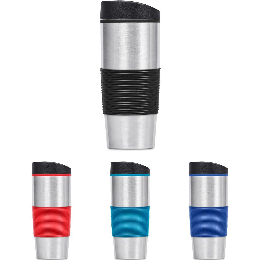 Ridge Stainless Steel & Plastic Double-Wall Tumbler - 450ml