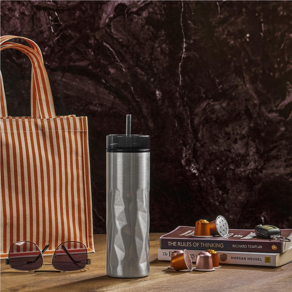 Serendipio Fire & Ice Stainless Steel & Plastic 2-In-1 Tumbler - 435ml - Image 20