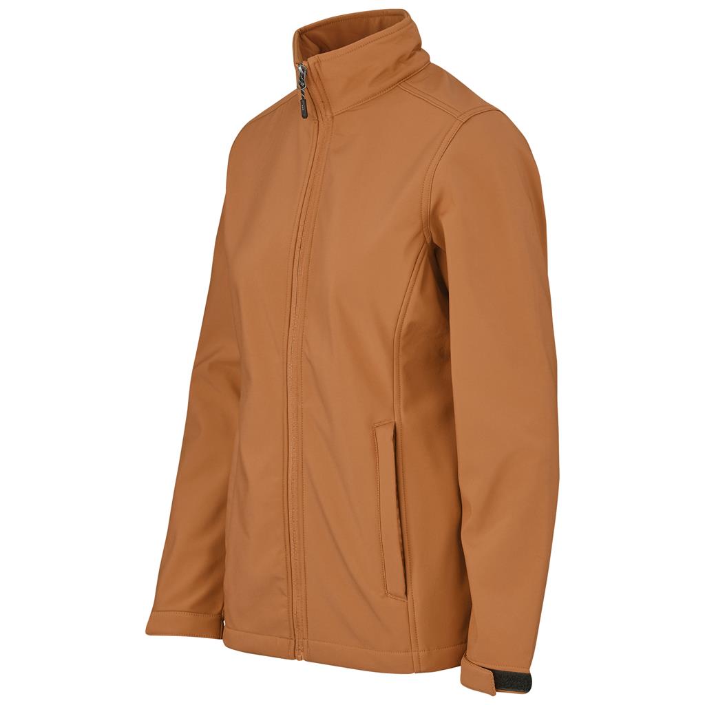 Ladies Maxson Softshell Jacket - Orange - Image 3