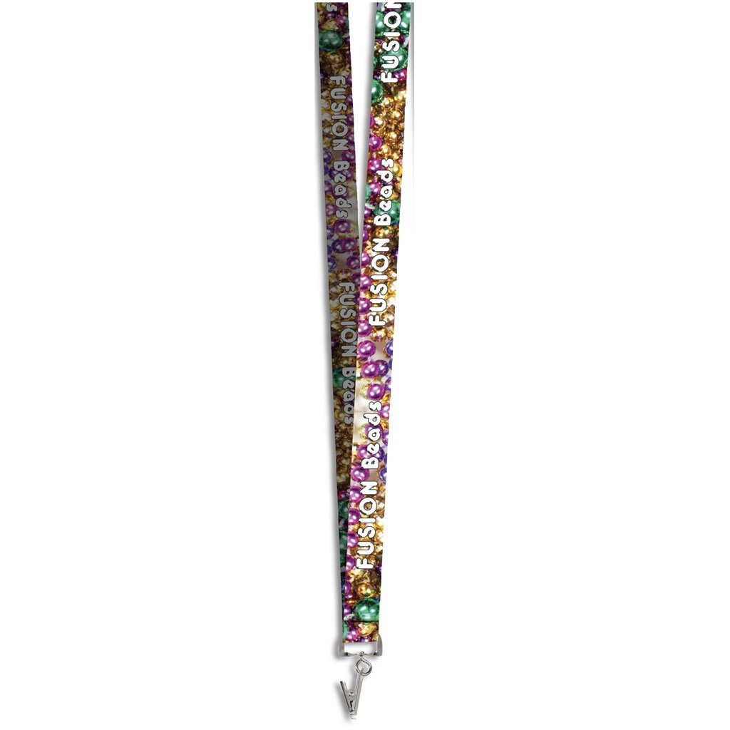 Altitude Crocodile Clip Double-Sided Sublimation Satin Lanyard