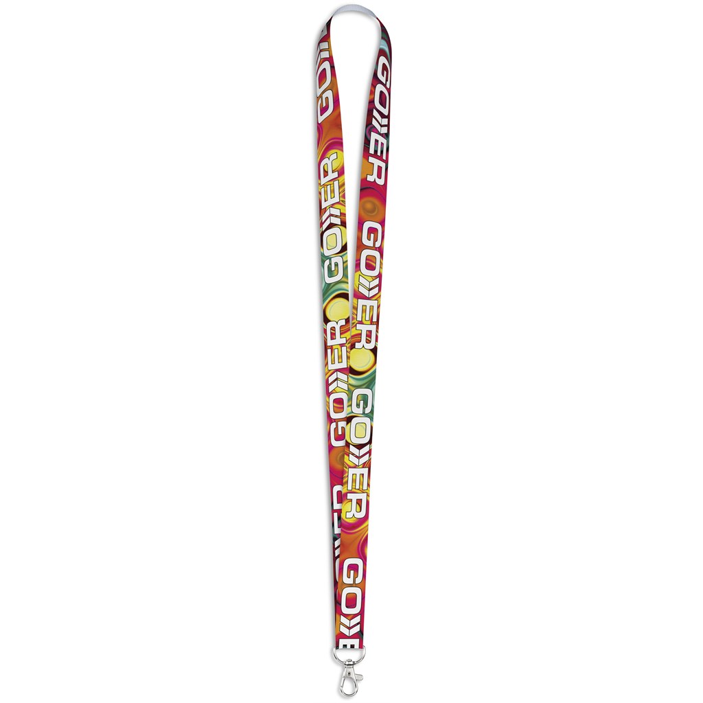Altitude Snap Hook Clip Double-Sided Sublimation Petersham Lanyard - Image 4