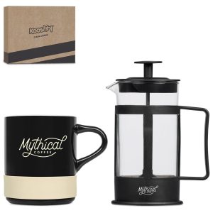 Kooshty Mixalot Black Koffee Set - Cream