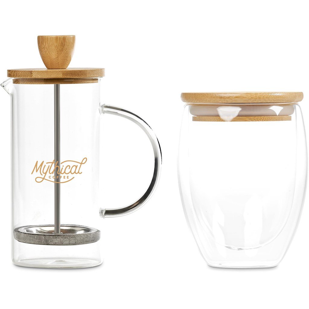 Okiyo Aibo Glass & Bamboo Coffee Set - Image 24