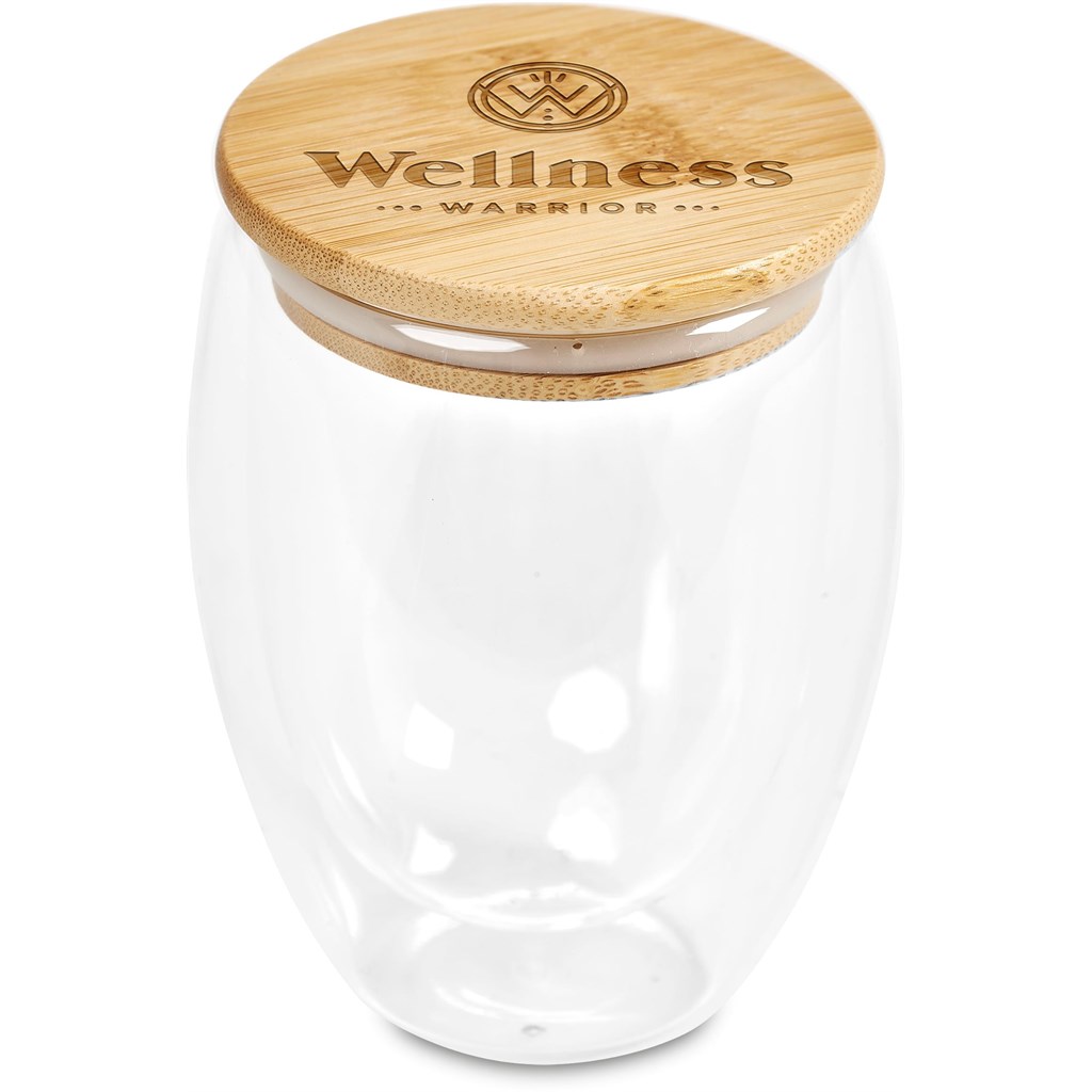 Okiyo Aibo Glass & Bamboo Coffee Set - Image 6