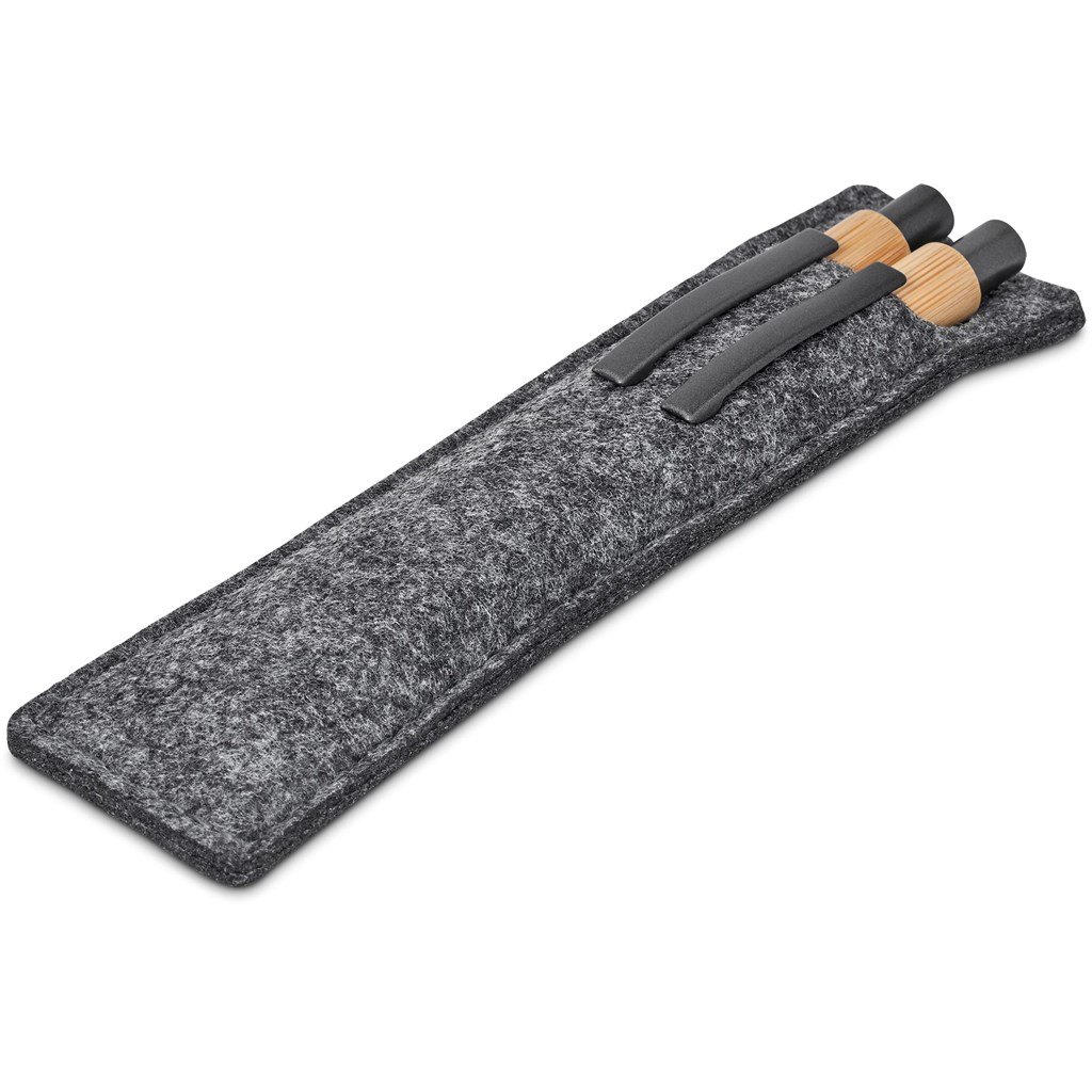 Okiyo Jona Bamboo Ball Pen & Pencil Set - Image 5