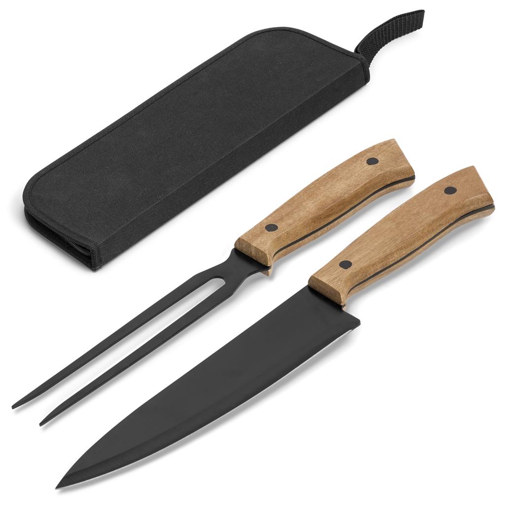 US Basic Butcher's Block Carving Set