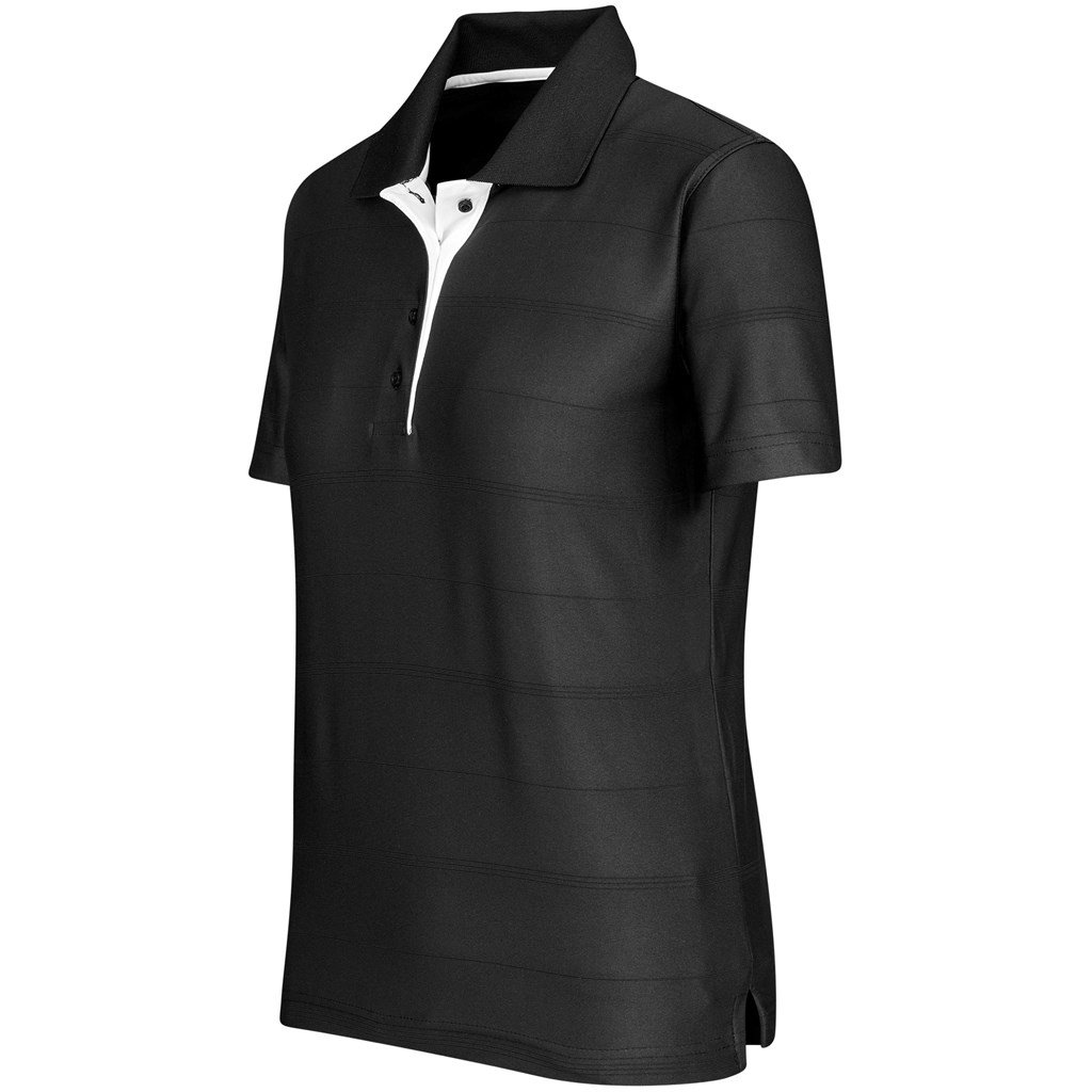 Ladies Admiral Golf Shirt - Black - Image 3