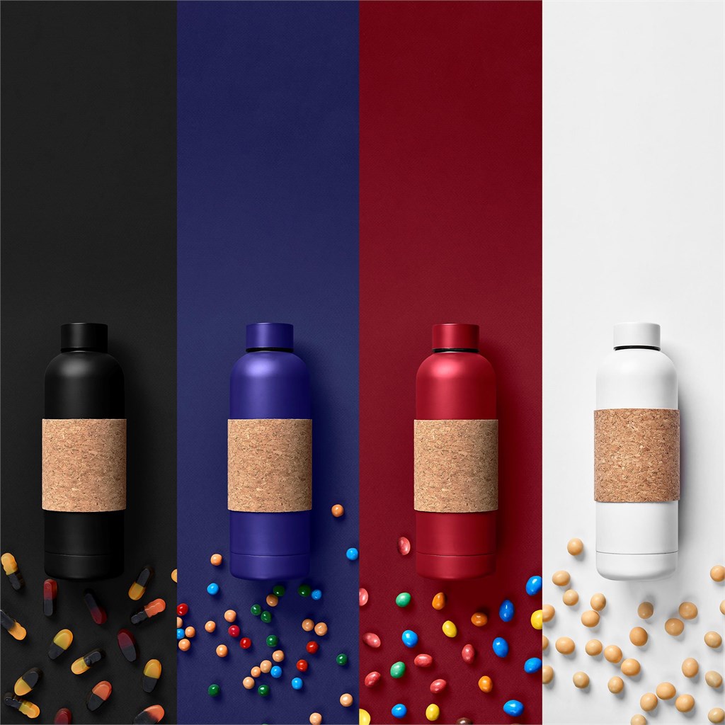 Kooshty Bermuda Kork Recycled Stainless Steel Water Bottle - 800ml - Image 3