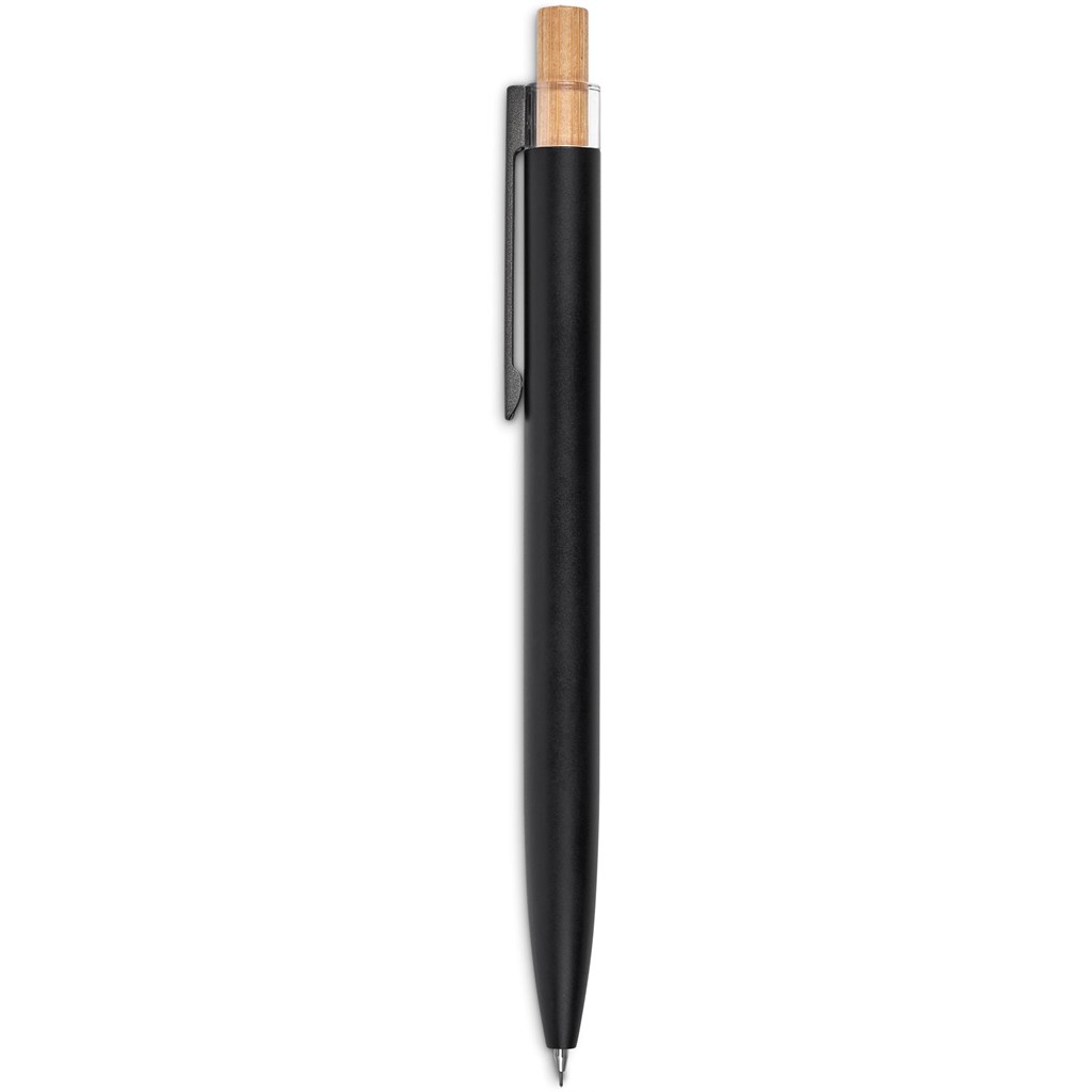 Okiyo Mimo Recycled Aluminum Ball Pen & Pencil Set - Black - Image 6