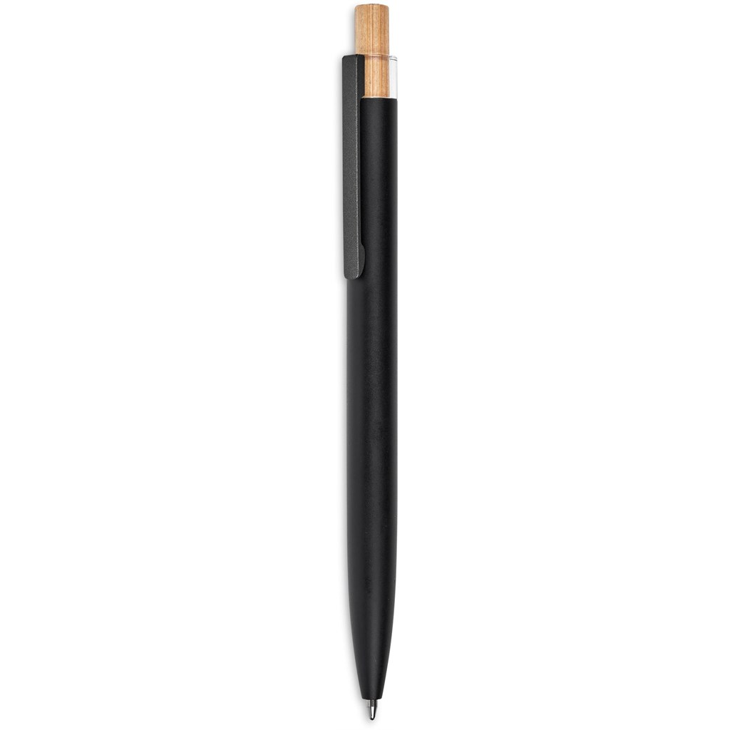 Okiyo Mimo Recycled Aluminum Ball Pen & Pencil Set - Black - Image 3