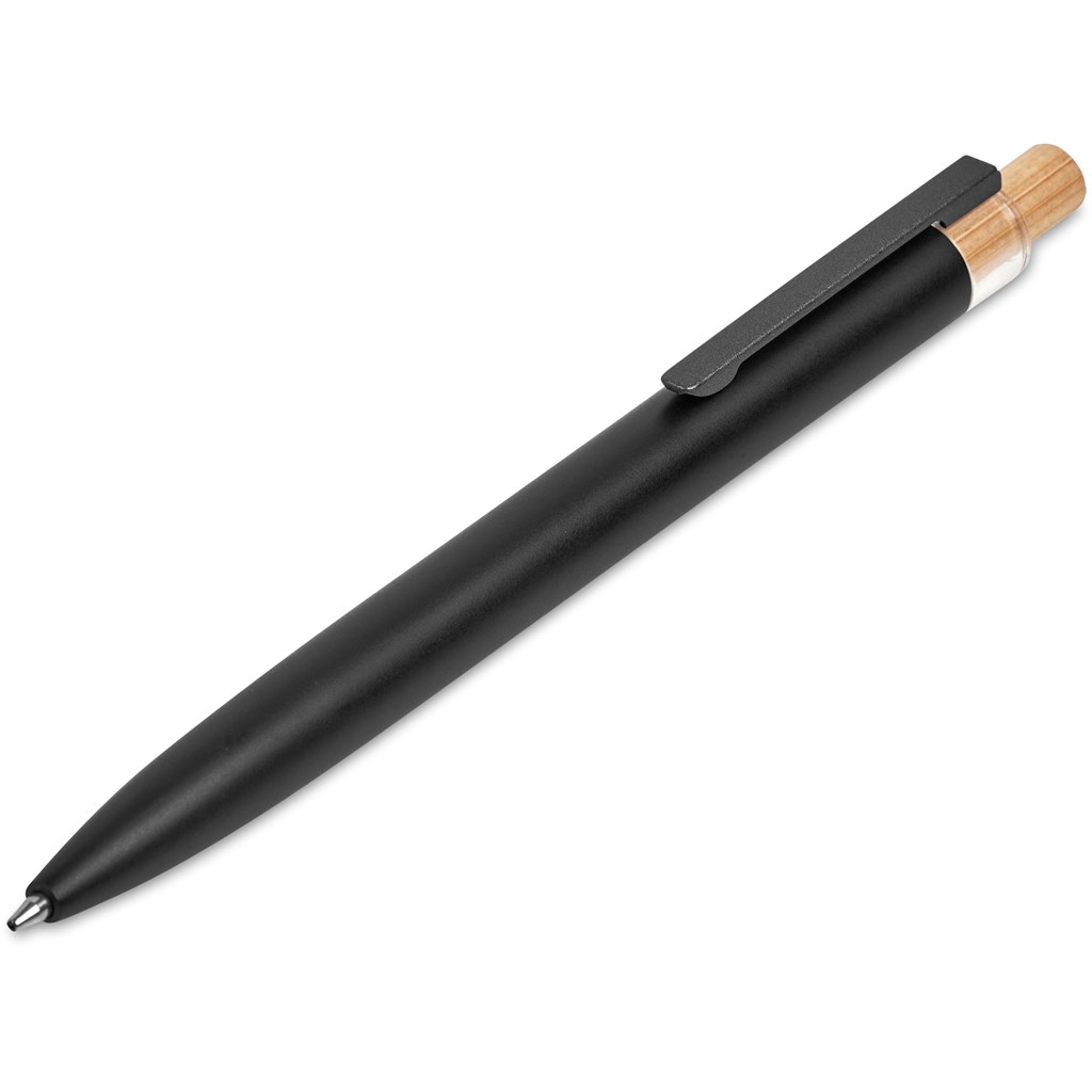 Okiyo Mimo Recycled Aluminum Ball Pen & Pencil Set - Black - Image 7