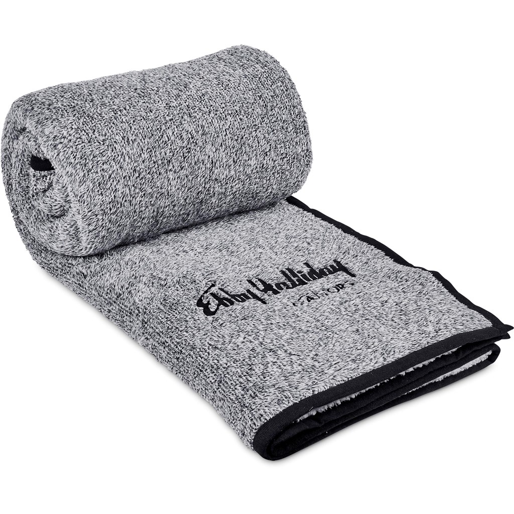 Serendipio Tranquil Sherpa Fleece Blanket - Image 7