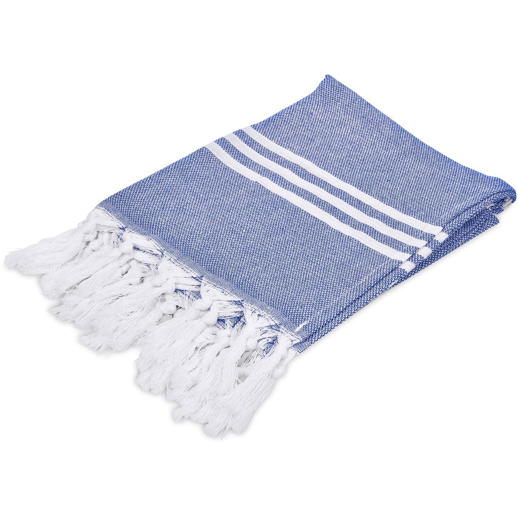 US Basic Santa Cruz Cotton-Rich Beach Towel & Drawstring Bag - Image 7