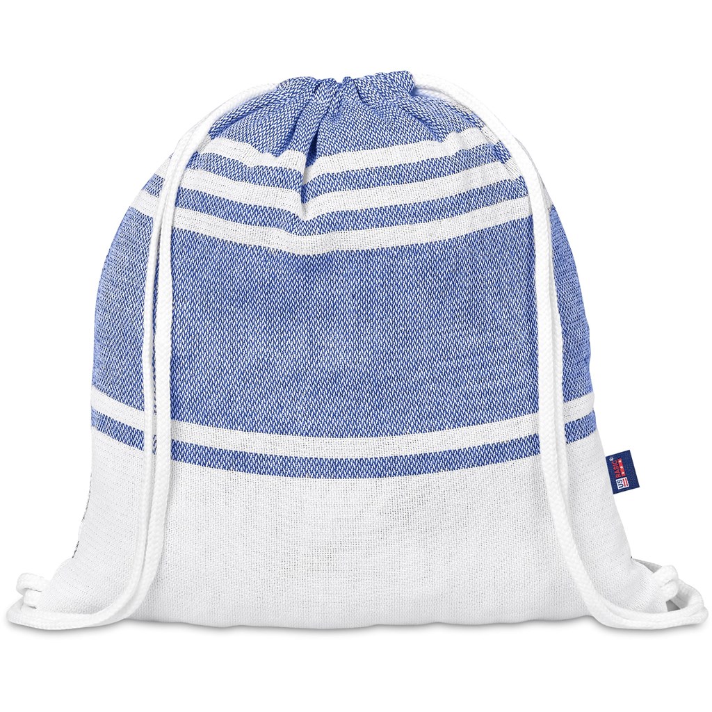 US Basic Santa Cruz Cotton-Rich Beach Towel & Drawstring Bag - Image 9
