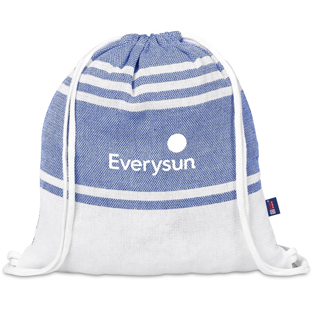 US Basic Santa Cruz Cotton-Rich Beach Towel & Drawstring Bag - Image 11