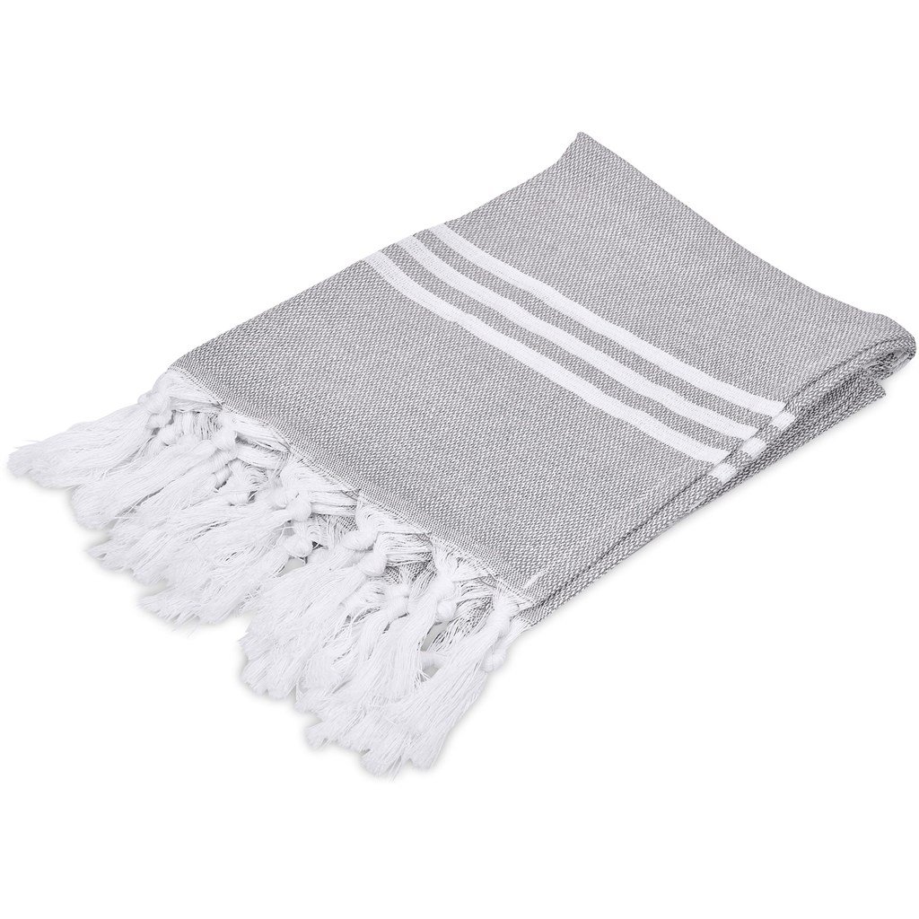 US Basic Santa Cruz Cotton-Rich Beach Towel & Drawstring Bag - Image 19