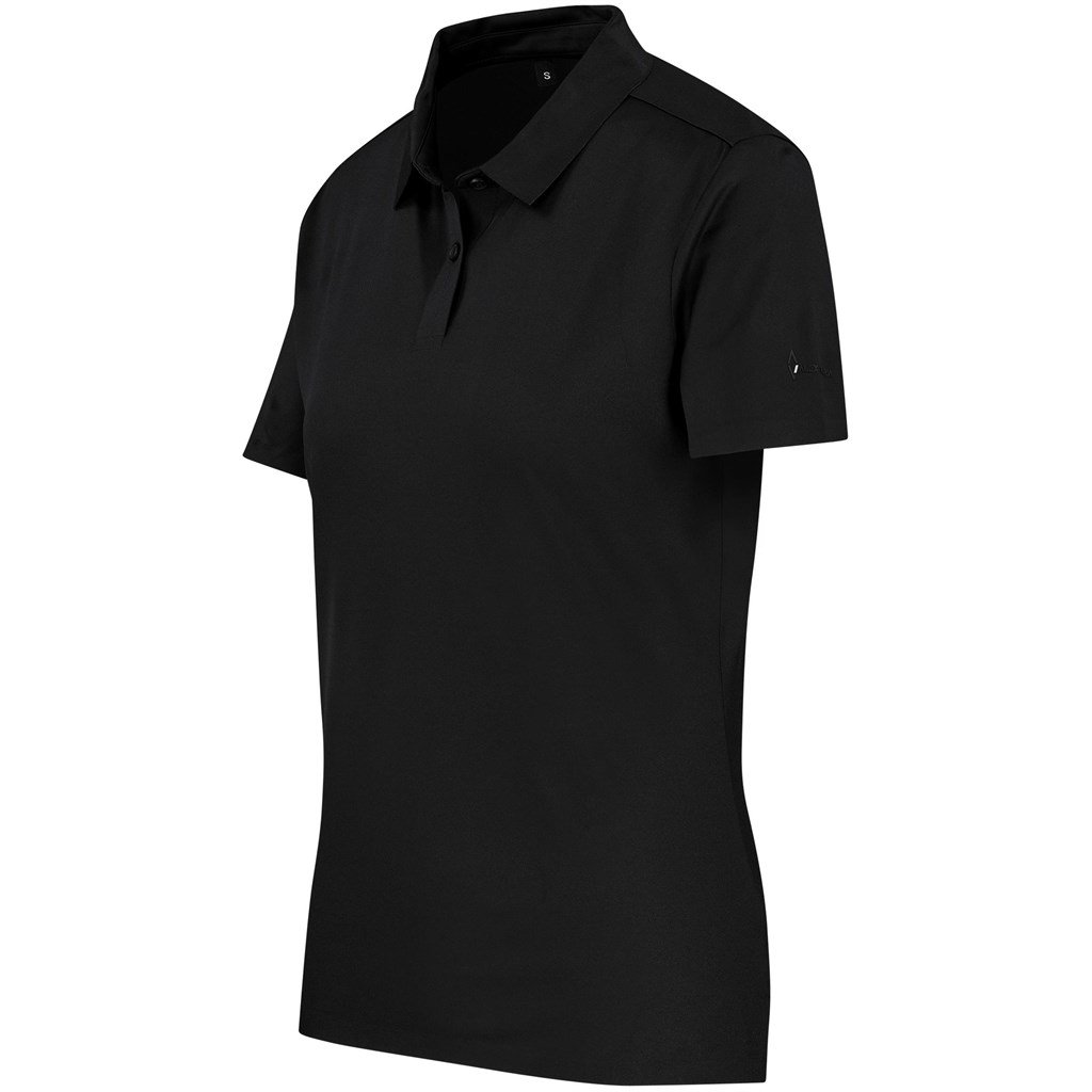Ladies Alex Varga Questana Seamless Golf Shirt - Black - Image 3