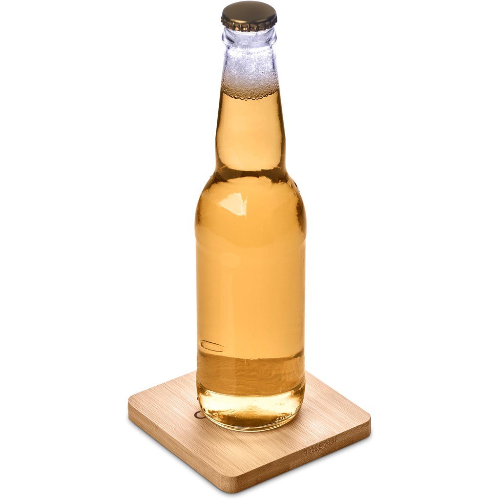 Altitude Drifter Bamboo Bottle Opener Coaster - Image 9