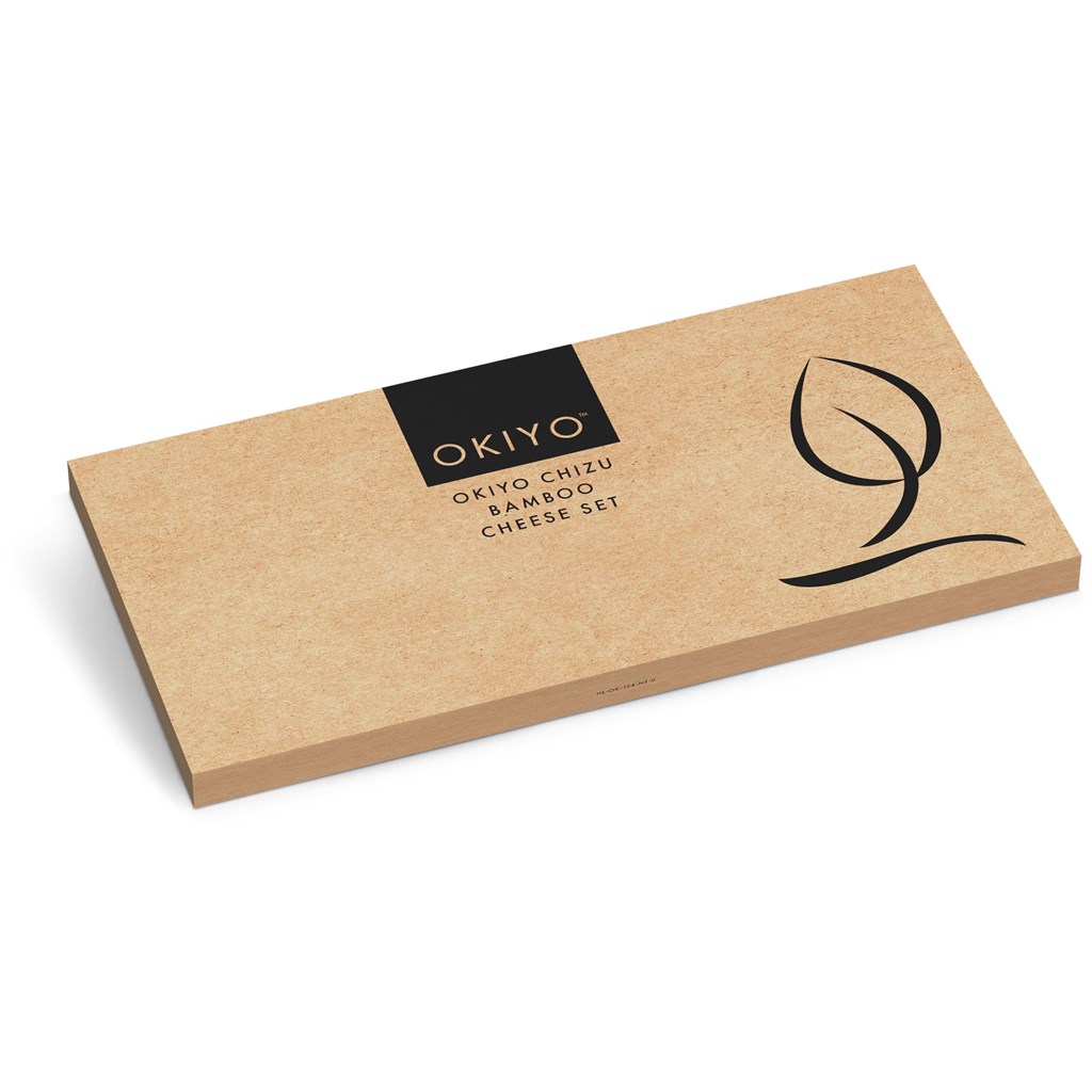 Okiyo Chizu Bamboo Cheese Board Set - Image 3