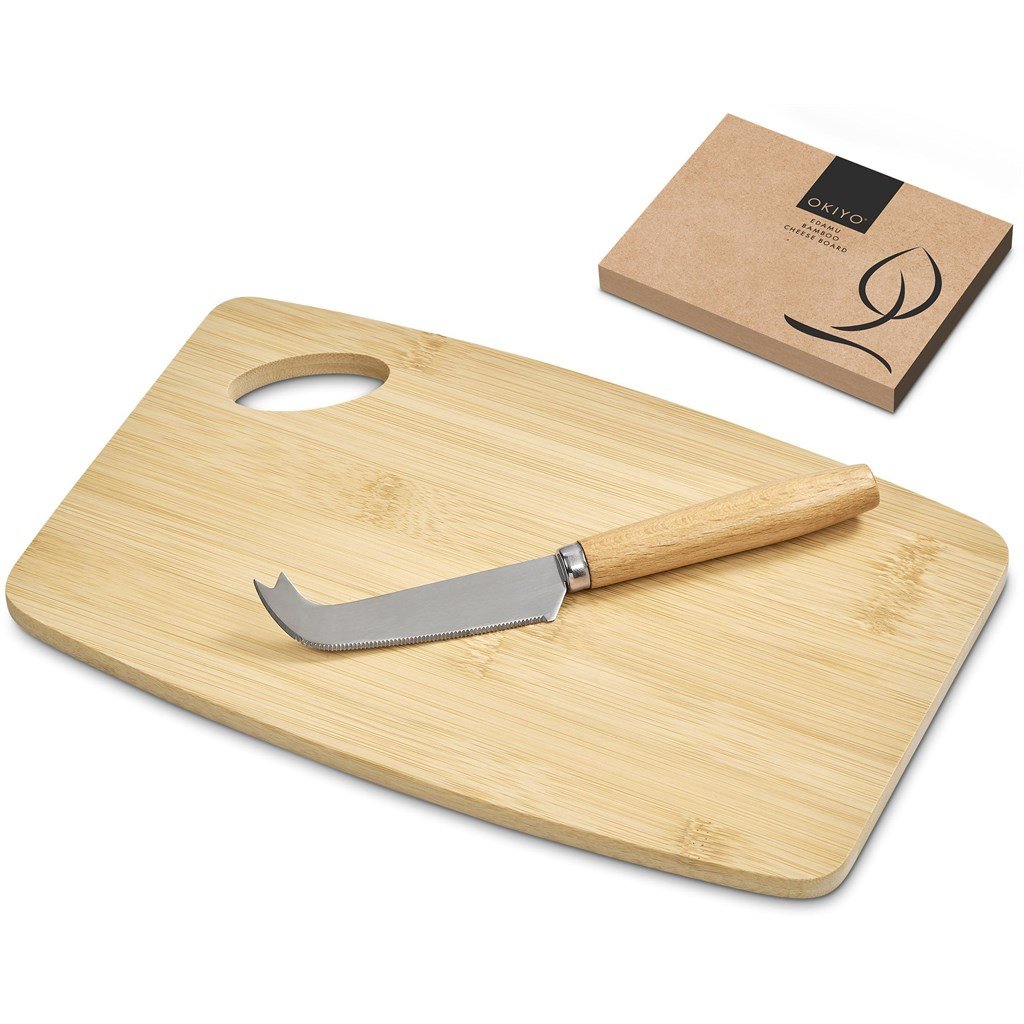 Okiyo Edamu Bamboo Cheese Board Set - Image 6