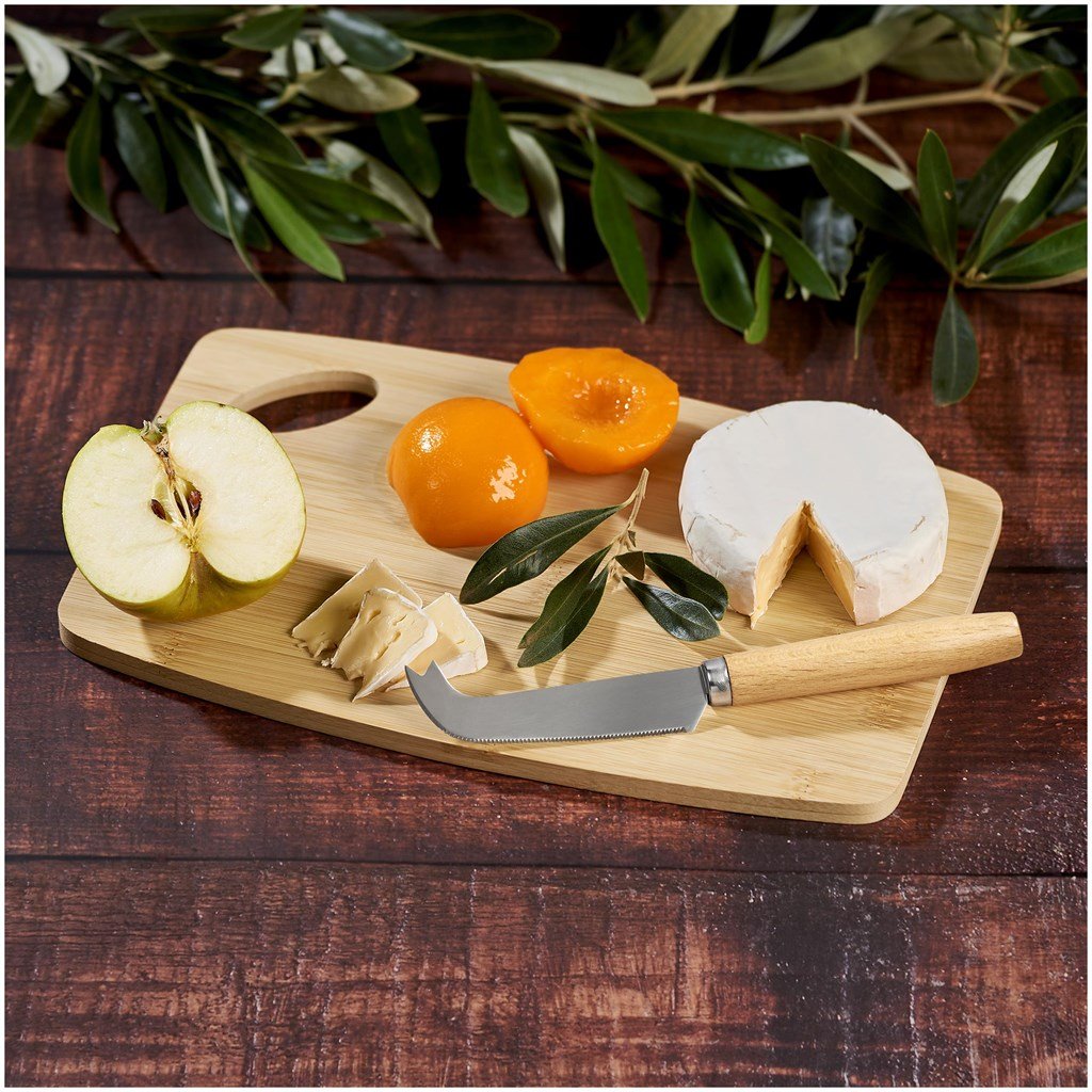 Okiyo Edamu Bamboo Cheese Board Set - Image 5