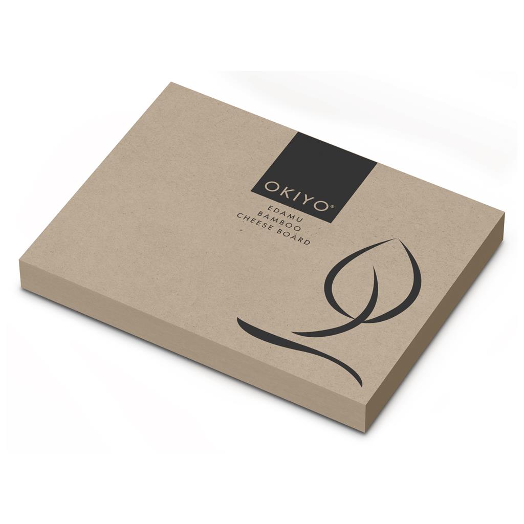 Okiyo Edamu Bamboo Cheese Board Set - Image 8