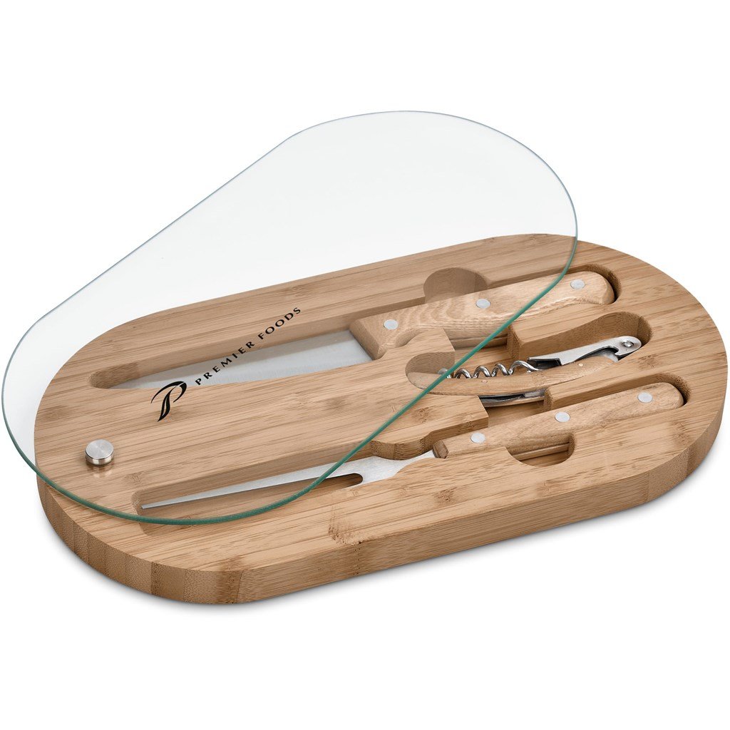 Okiyo Suraisu Bamboo Food & Wine Set - Image 6