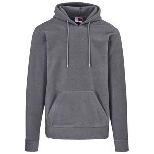 Mens Dawson Polar Fleece Hooded Sweater - Charcoal