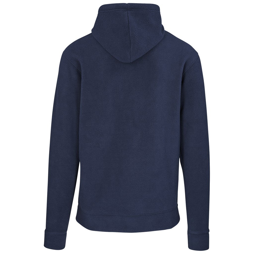 Mens Dawson Polar Fleece Hooded Sweater - Navy - Image 4