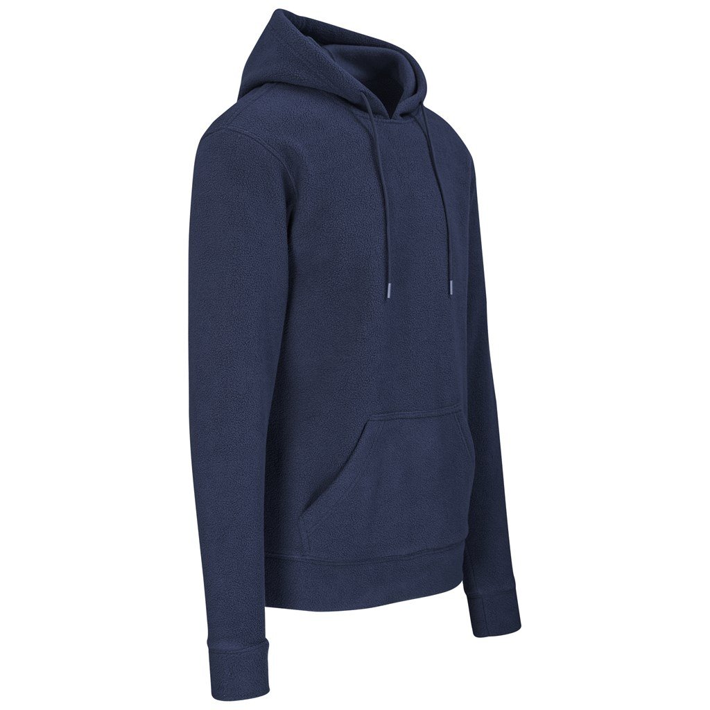 Mens Dawson Polar Fleece Hooded Sweater - Navy - Image 3